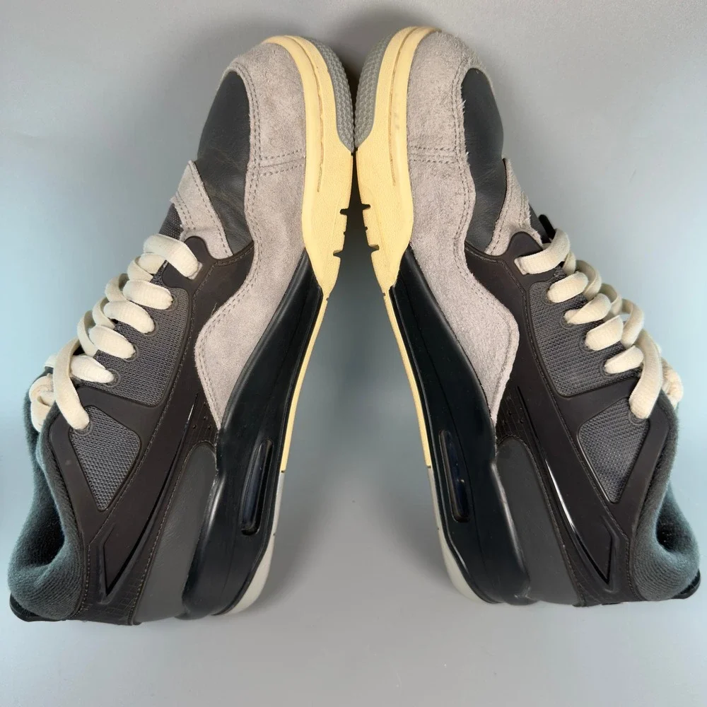 Nike Air Jordan 4 RM Mens 9.5 9 1/2 Iron Grey Black Bone Sneakers Low Top Shoes